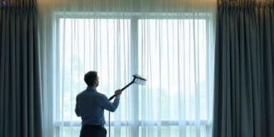 Commercial drapes cleaning service brassall hotels offices